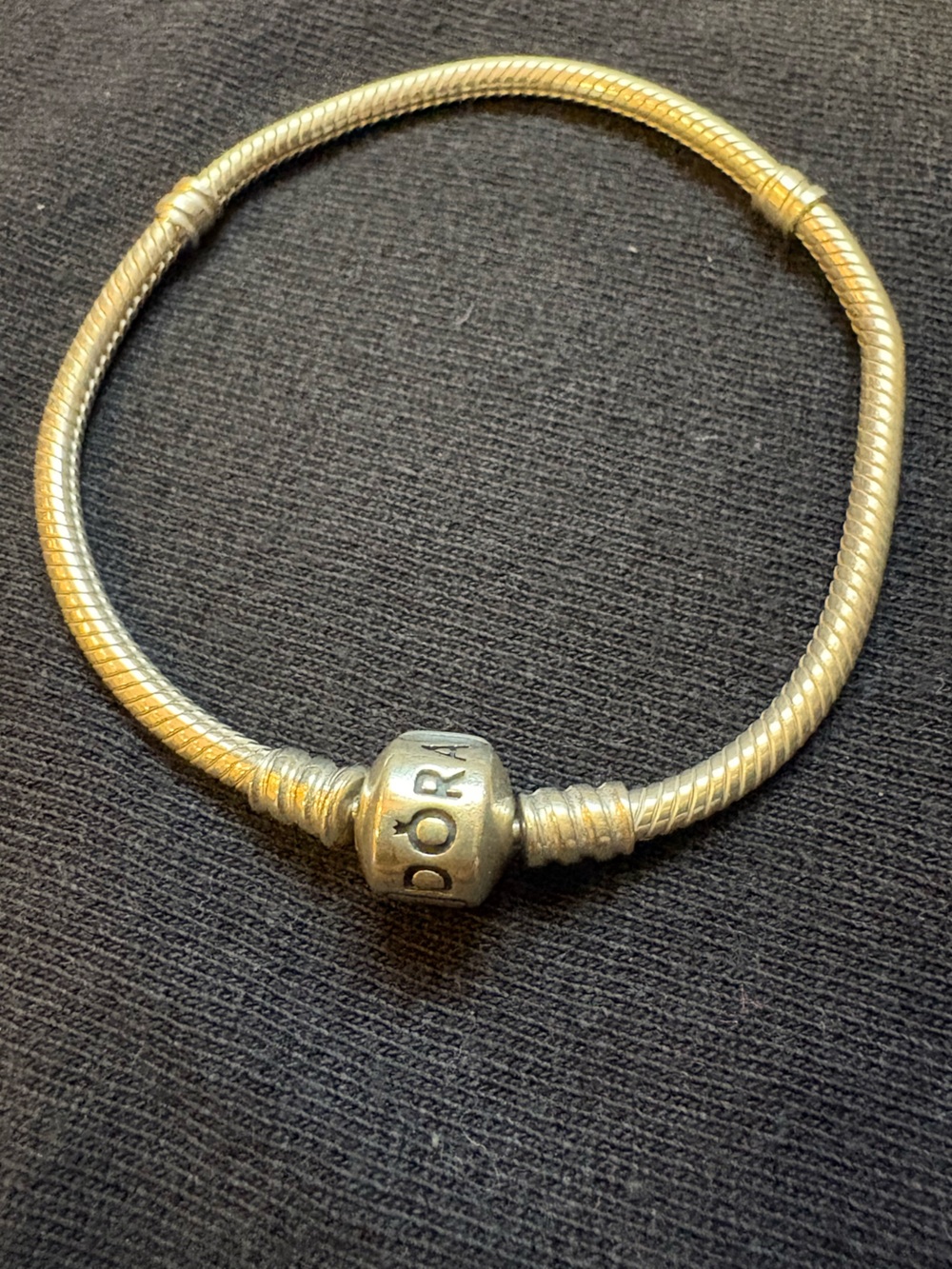 Pandora Sterling Silver Snake Chain Bracelet